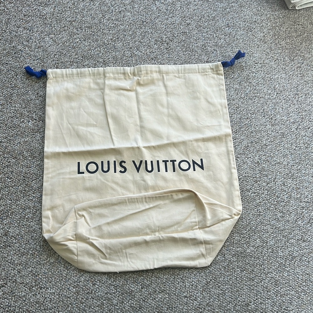 Authentic Louis Vuitton, large dust bag